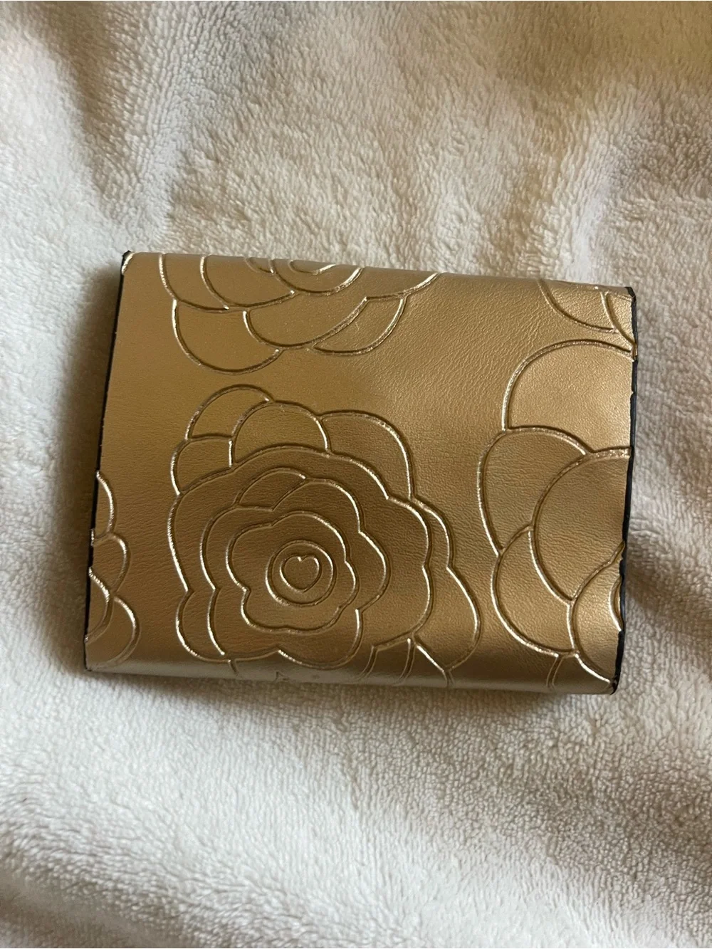 Champagne Gold Card Holder